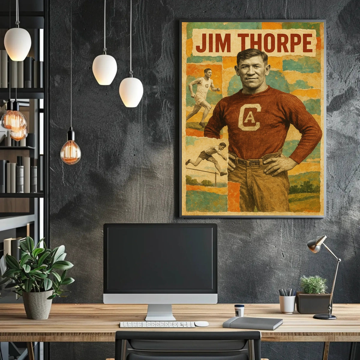 Jim Thorpe Athletic Legend Poster