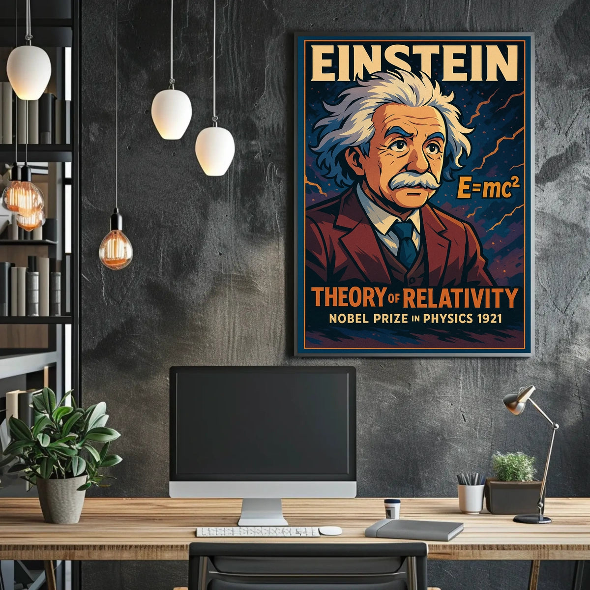 Albert Einstein Nobel Prize In Physics Poster