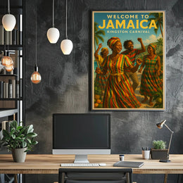 Welcome to Jamaica Carnival Poster