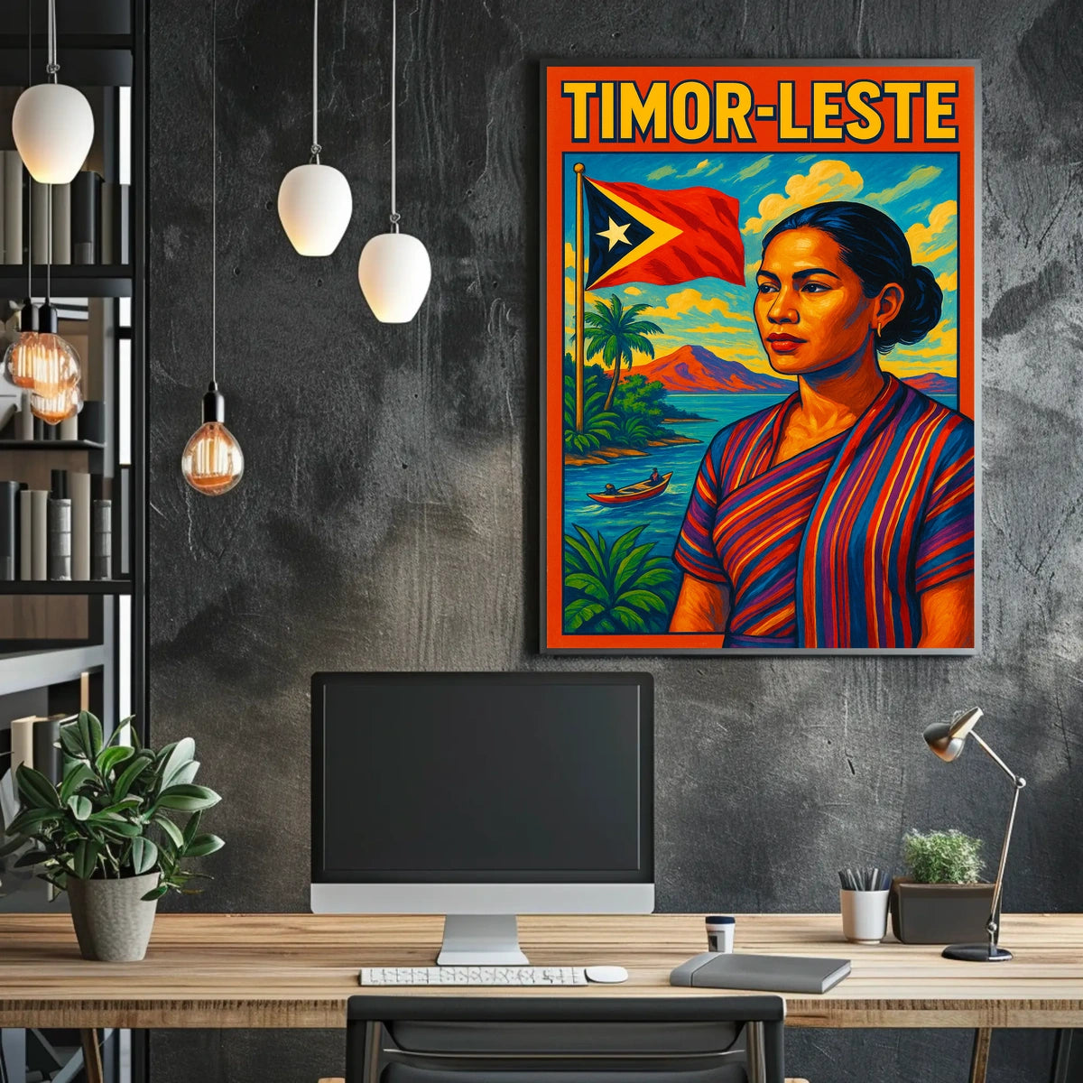 Timor-Leste A Vibrant Tribute Poster
