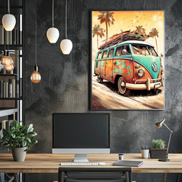 Vintage Surf Adventure Poster