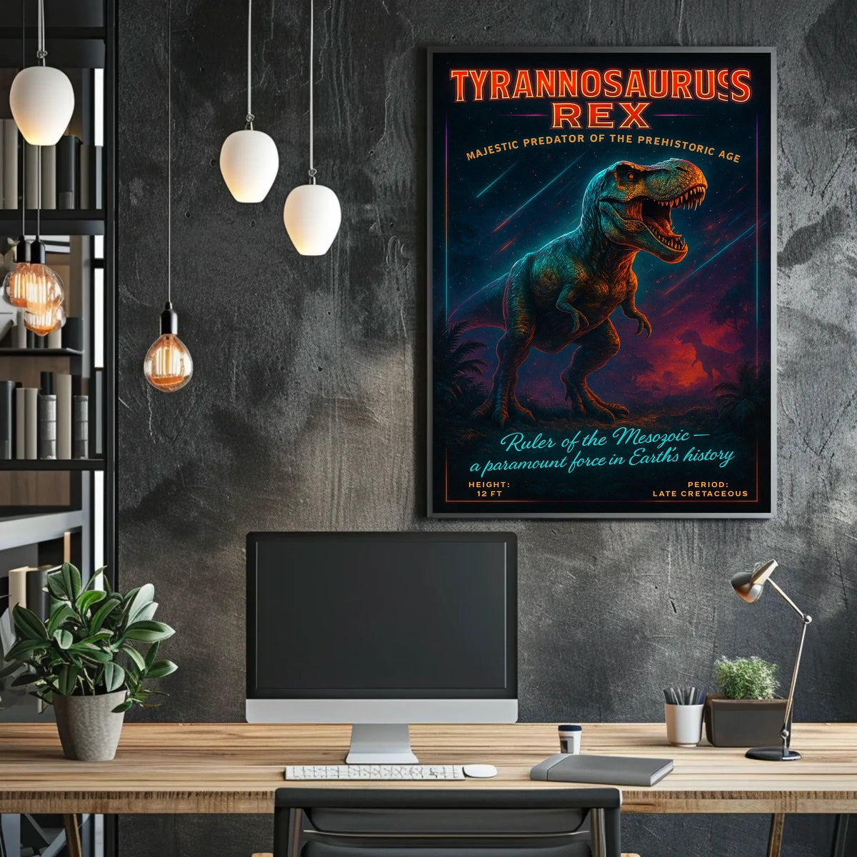 Tyrannosaurus Rex Majestic Predator Poster