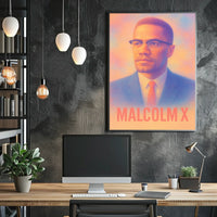 Malcolm X Portrait Poster