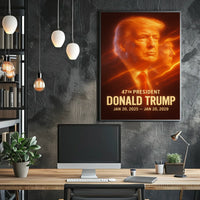 Trump Radiance Patriotic Cinematic Poster