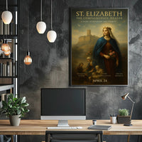 St. Elizabeth Compassionate Healer Poster