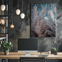 Abstract Feathered Elegance Abstract Poster