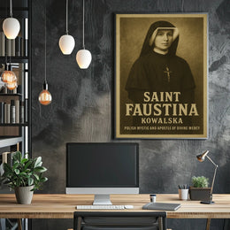 Saint Faustina Kowalska Poster