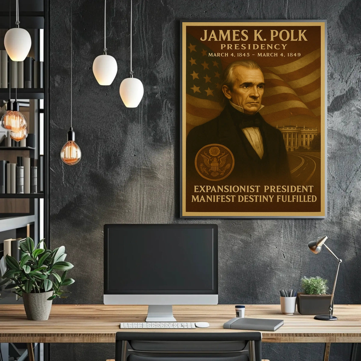 James K. Polk Leadership Historical or Presidential Poster