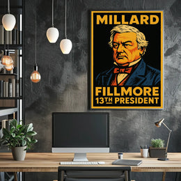 Millard Fillmore 13th President Poster