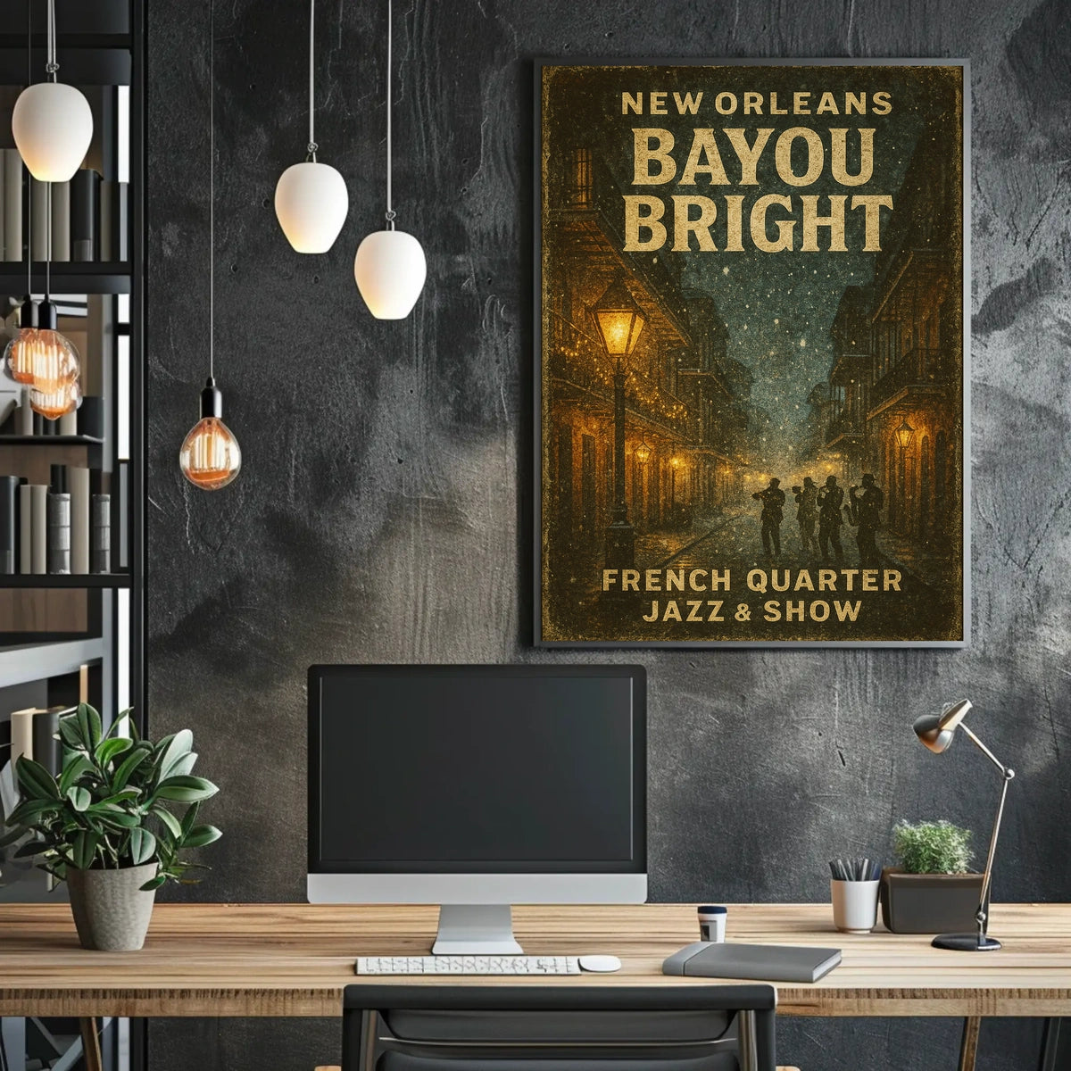 New Orleans Bayou Bright Poster