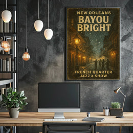 New Orleans Bayou Bright Poster