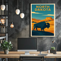North Dakota Scenic Poster
