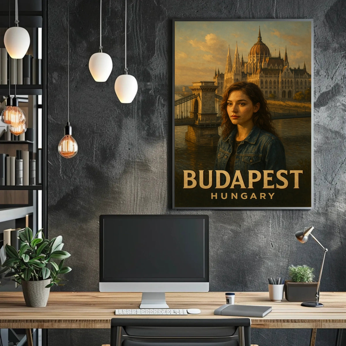 Budapest A Timeless Portrait Poster