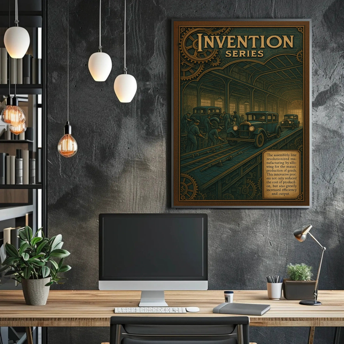 Invention Series The Assembly Line Poster