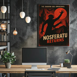 Nosferatu Eerie Gothic Horror Art Print Fantasy or Mythology Poster