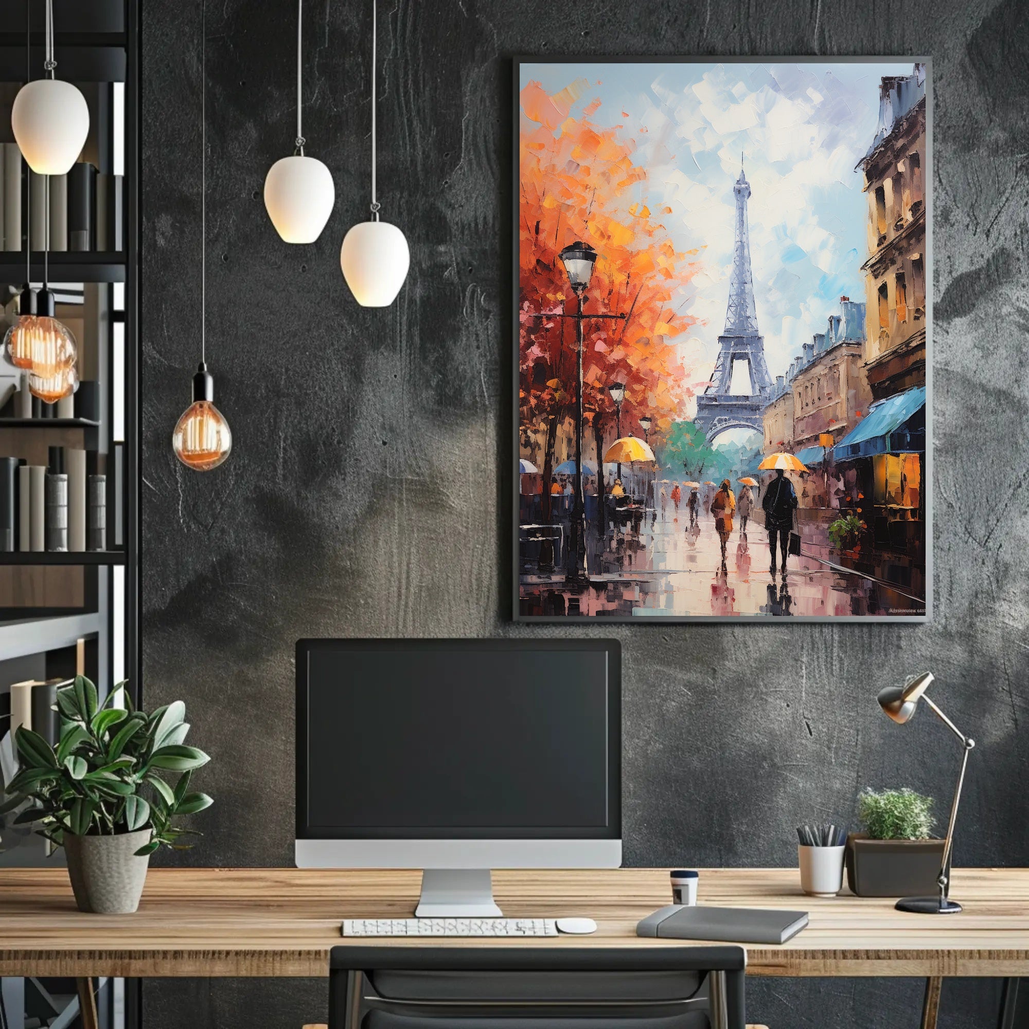 Autumn In Paris Poster
