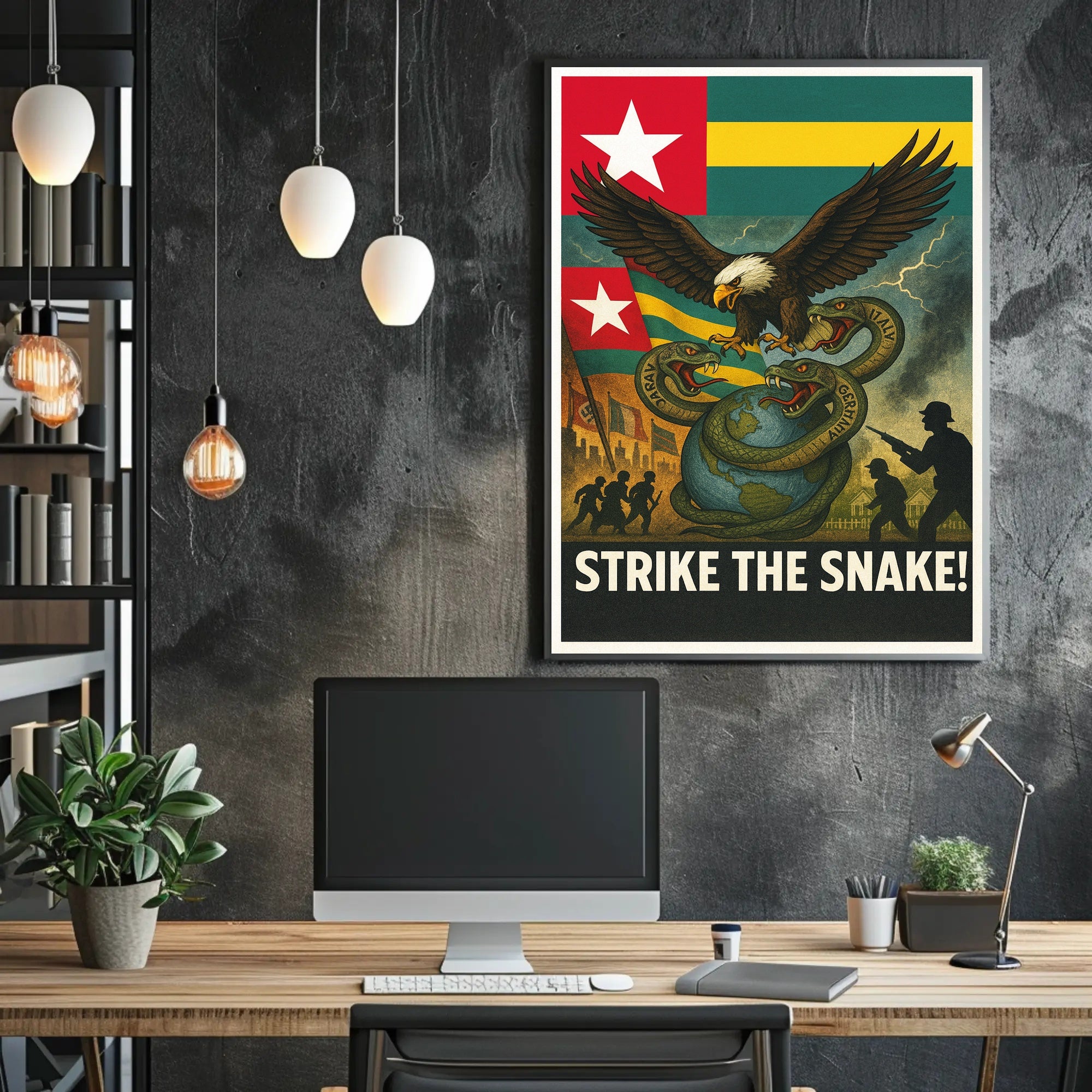 Strike the Snake! Poster PosterGoat