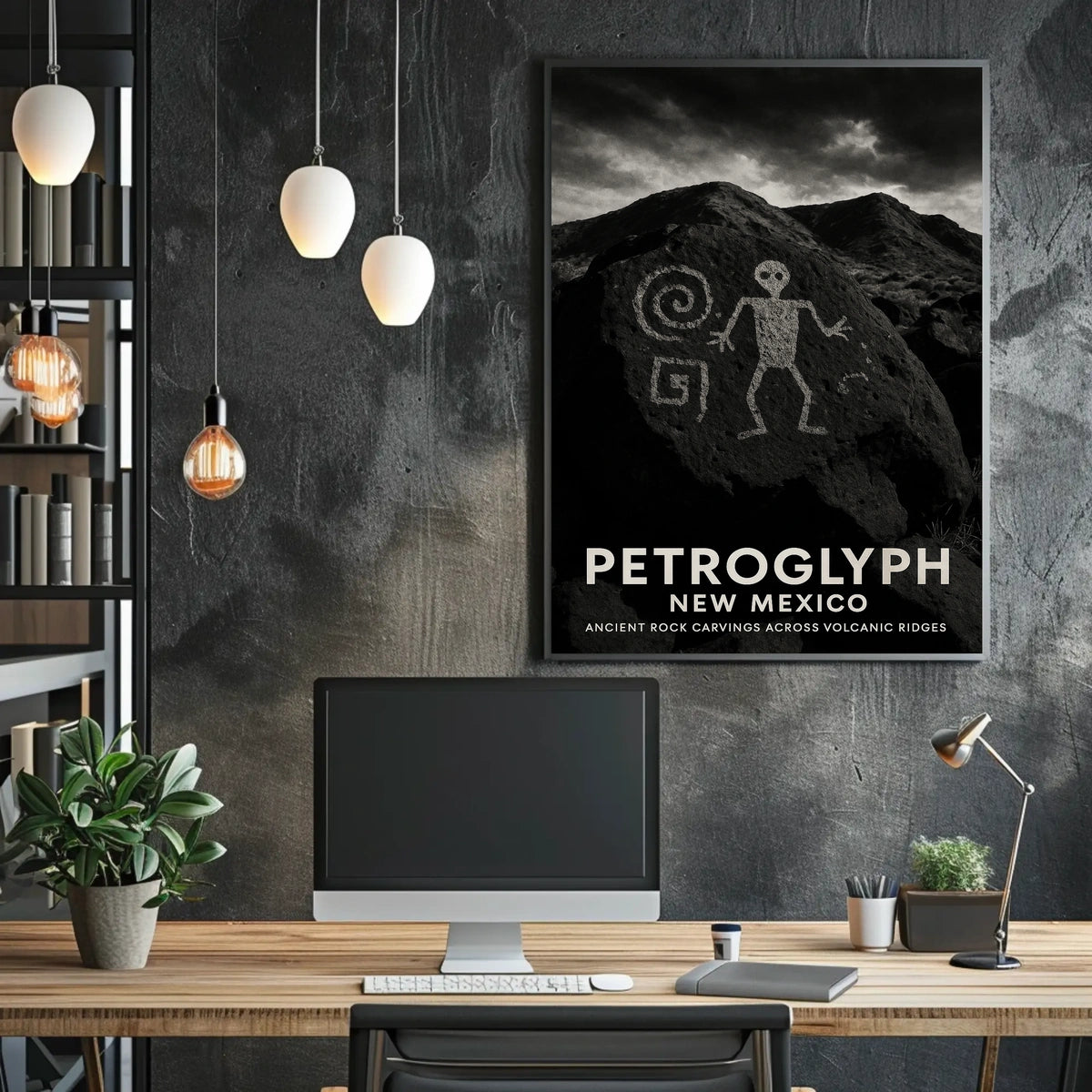 Petroglyphs Of New Mexico Poster