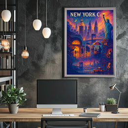 New York City Dreamscape Poster