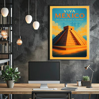 Viva México Discover the Heart of Tradition Poster PosterGoat