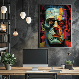Fragmented Portrait Poster PosterGoat