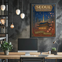 Seoul The Timeless Harmony of Future and Tradition Poster