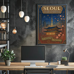 Seoul The Timeless Harmony of Future and Tradition Poster