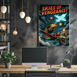 Skies of Vengeance Poster PosterGoat