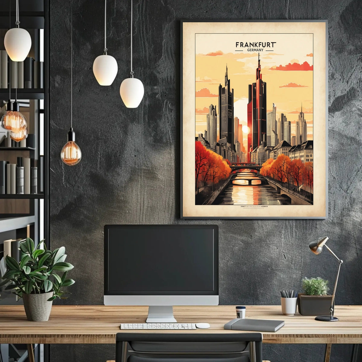 Frankfurt Skyline Poster