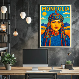 Mongolia Cultural Heritage Poster