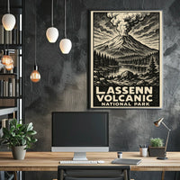 Lassen Volcanic National Park Wanderlust Poster