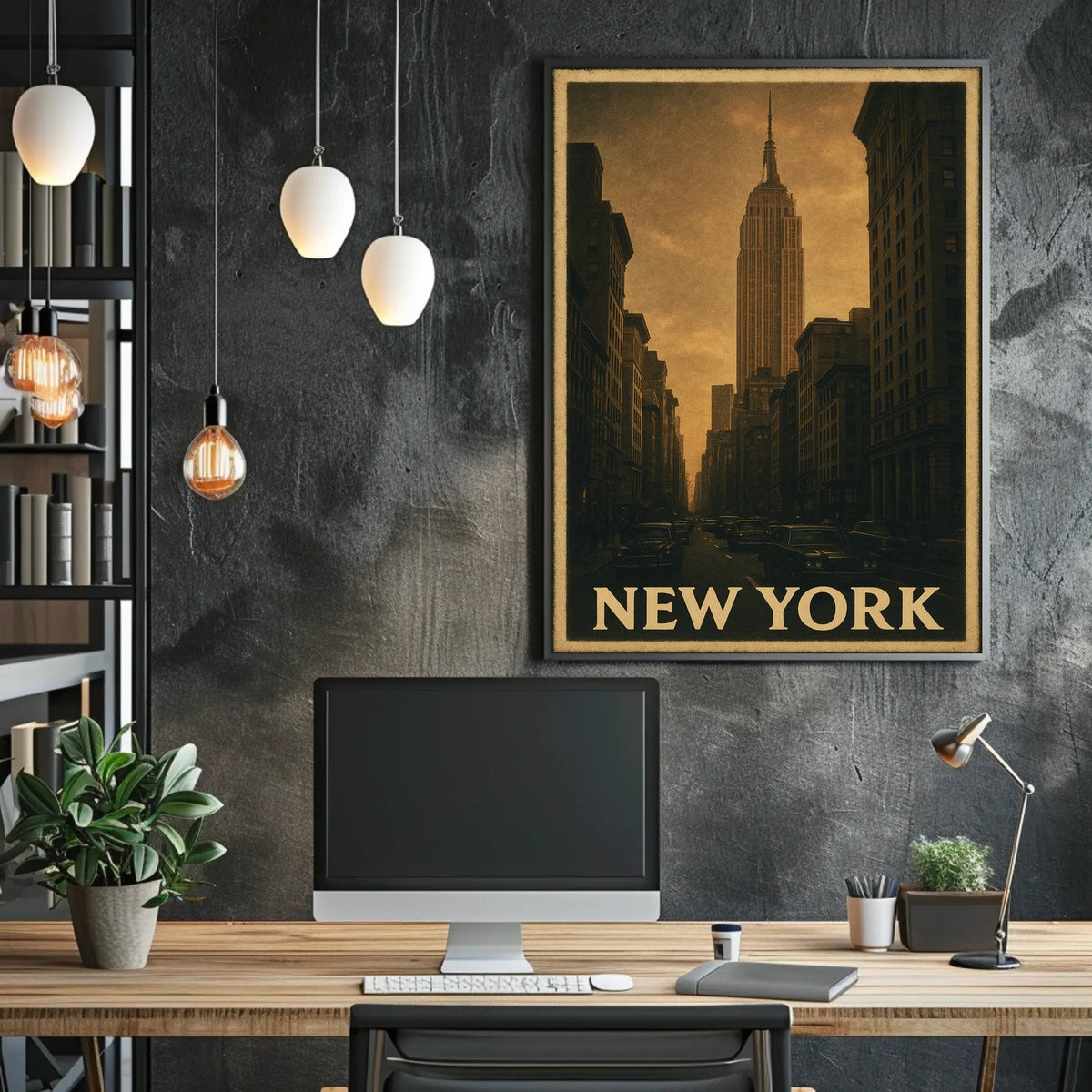 New York Cityscape Poster