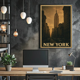 New York Cityscape Poster