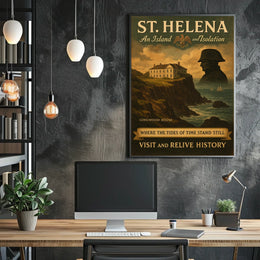 St. Helena An Island of Isolation Poster