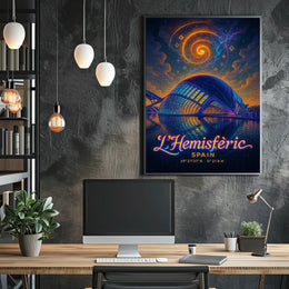 LHemisfèric Spain Poster