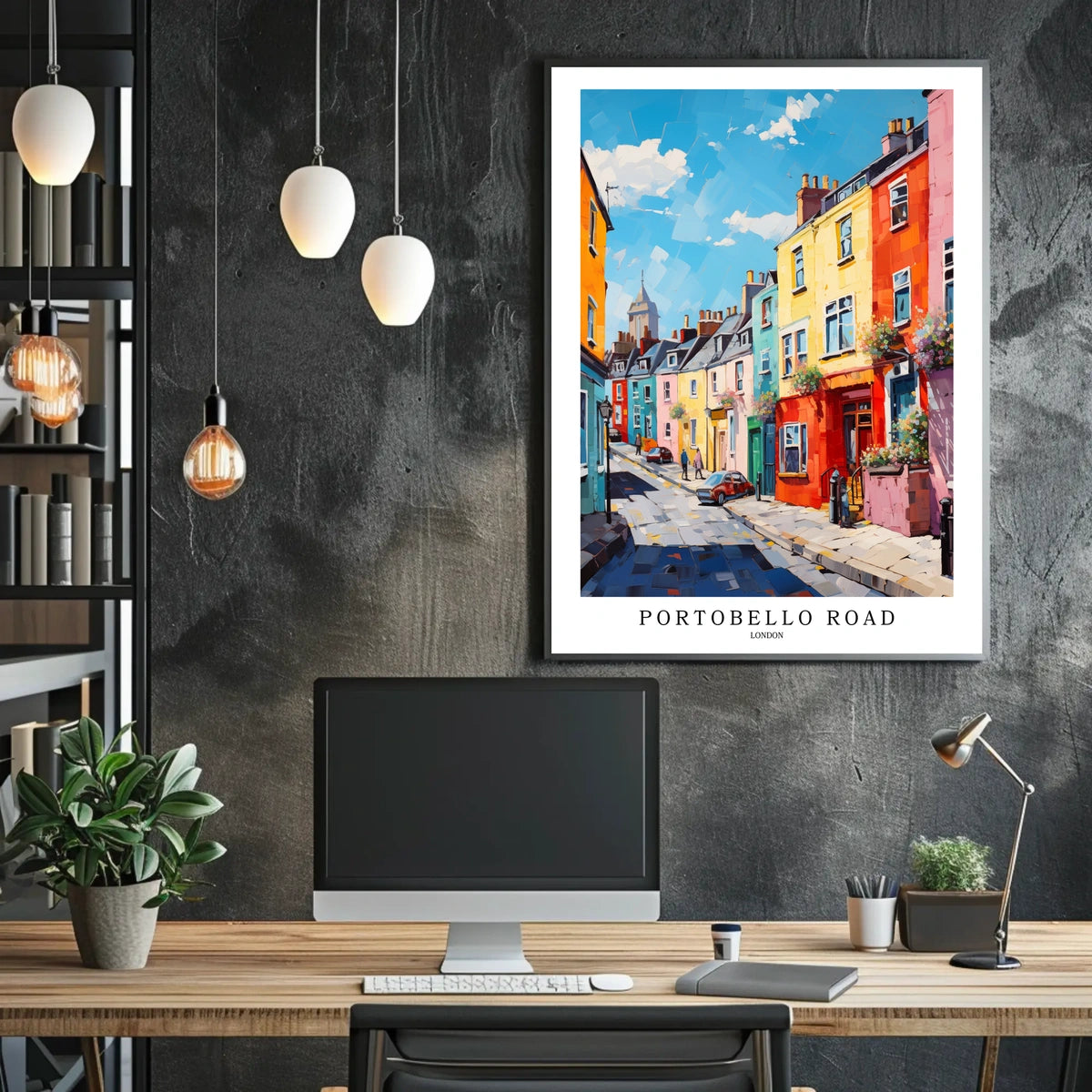 Portobello Road London Poster