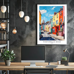 Portobello Road London Poster