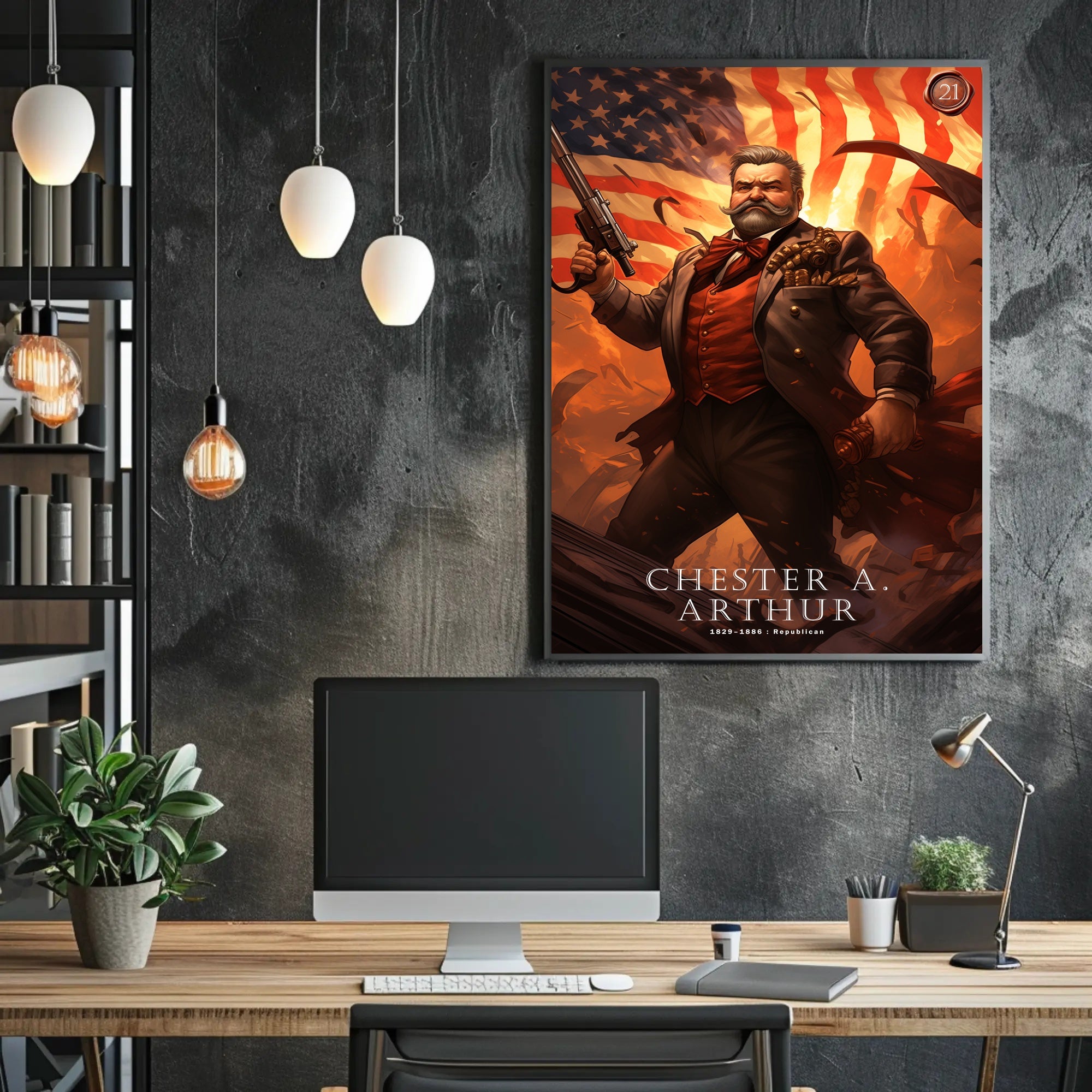Chester A. Arthur: A Historical Tribute Poster