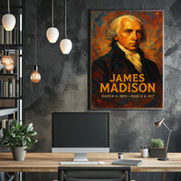James Madison 4Th President Poster