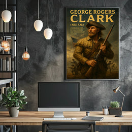 George Rogers Clark Revolutionary War Poster