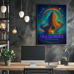 VA Dundee Scotlands Architectural Marvel Poster
