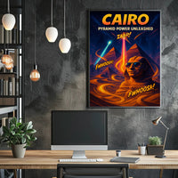 Cairo – Pyramid Power Unleashed Poster PosterGoat