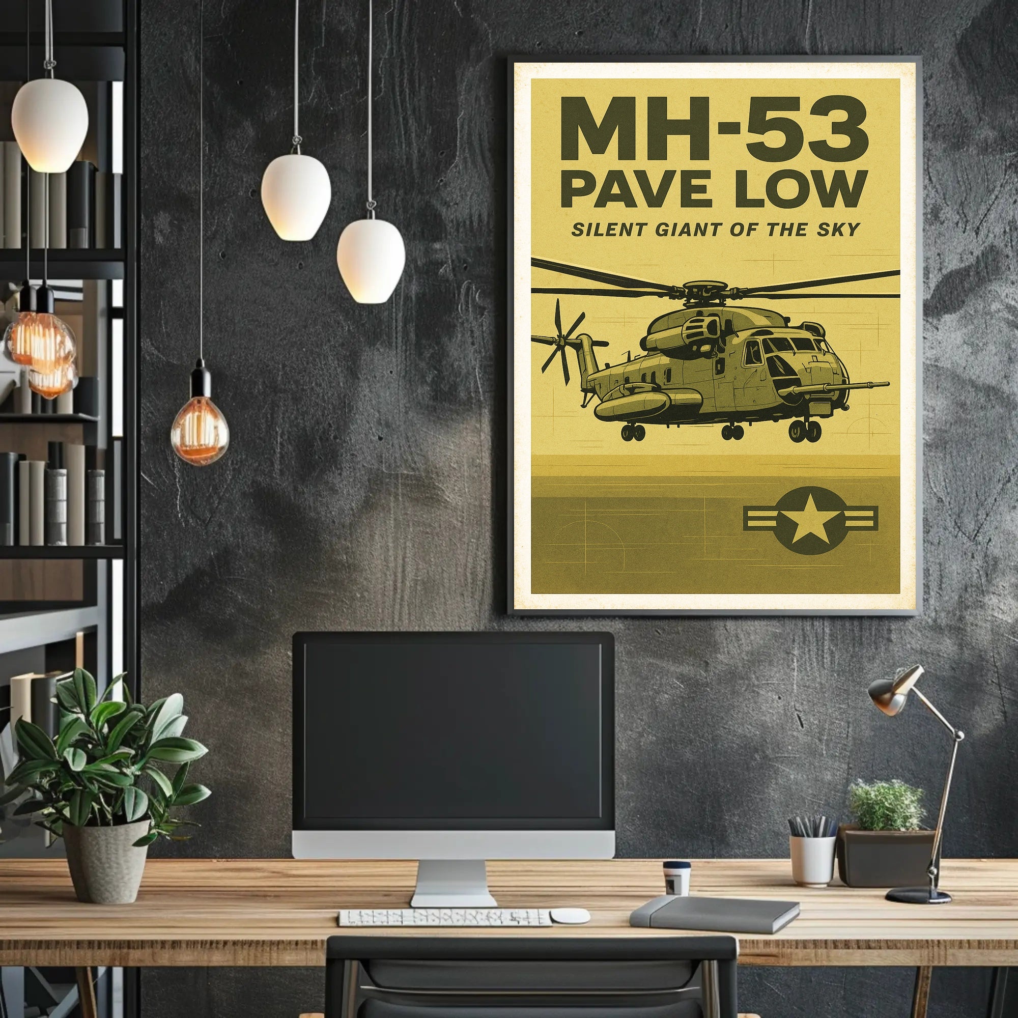 MH-53 Pave Low Silent Giant of the Sky Poster