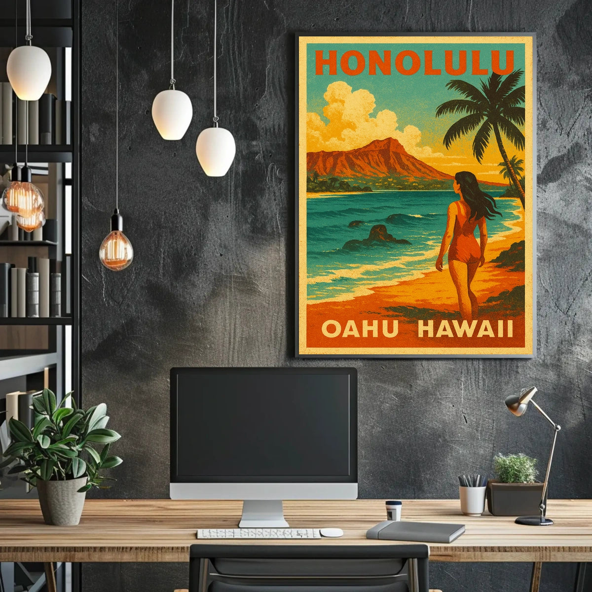 Escape to Oahu Poster