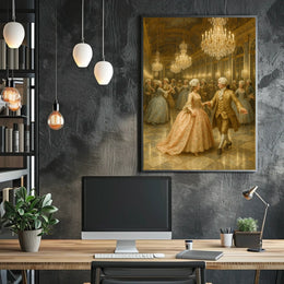 An Elegant Evening In The Grand Ballroom Poster