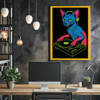 Dj Cat Vibes Poster