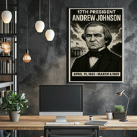 Andrew Johnson 17Th President Poster