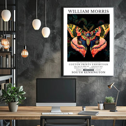 19th-Century William Morris Exhibition Arts and Crafts Poster