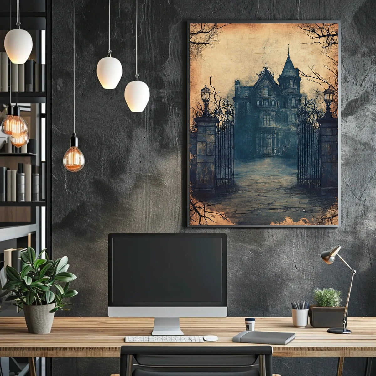 Victorian Mystery Mansion Cultural or Heritage Poster