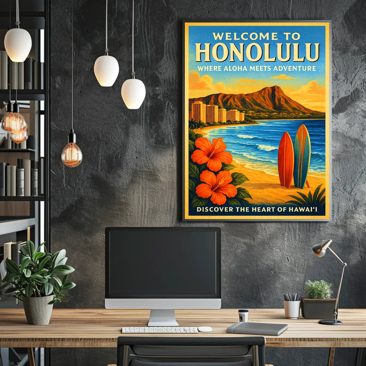 Welcome to Honolulu Poster